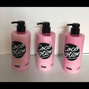 3 PINK Coco Lotion Coconut Oil 14 fl. oz.